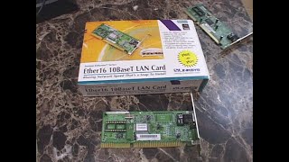 Unboxing a sealed vintage Linksys Ether16 ISA ethernet card