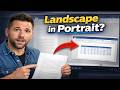 Insert Landscape Page in Word Without Changing Whole Document