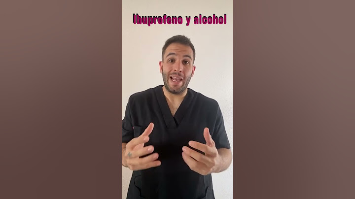 Ibuprofeno y alcohol