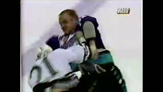 Bruce Ramsay G.r. Griffins Vs. Kerry Clark Orl. Solar Bears Mar. 9Th, 1997 Round 1 Ihl