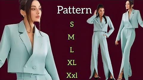 DIY Trendy Crop Jacket & Stylish Pants | Easy Pattern Making Guide