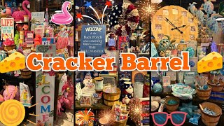 👑🛒🔥 Cracker Barrel Country Store Shop With Me!!! 🌞 Summer Decor 2024!!🛒👑🧀🌞