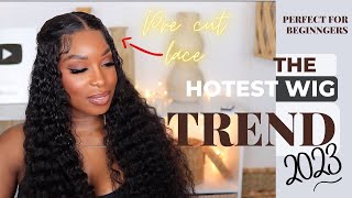 Pre cut Lace vs Lace Frontal. Which one is Best for you? Detailed install &amp; review | Curlyme