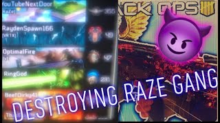 Exposing Raze Gang Members Nextdoor, Beefdirky, And Ringgod.. 6V6 Nuketown Gameplay