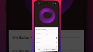 🚀 Parametric 3D Torus Animations with SwiftUI &amp; SceneKit! 🌟