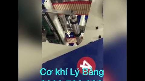 Máy cắt túi tự động dập quai