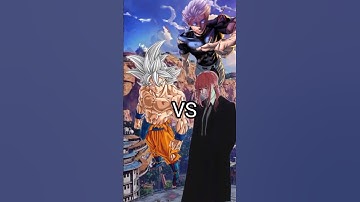 Goku VS Gojo & Makima #goku #dragoball #animeshorts #shortfeed #jujutsukaisen #chainsawman #gojo