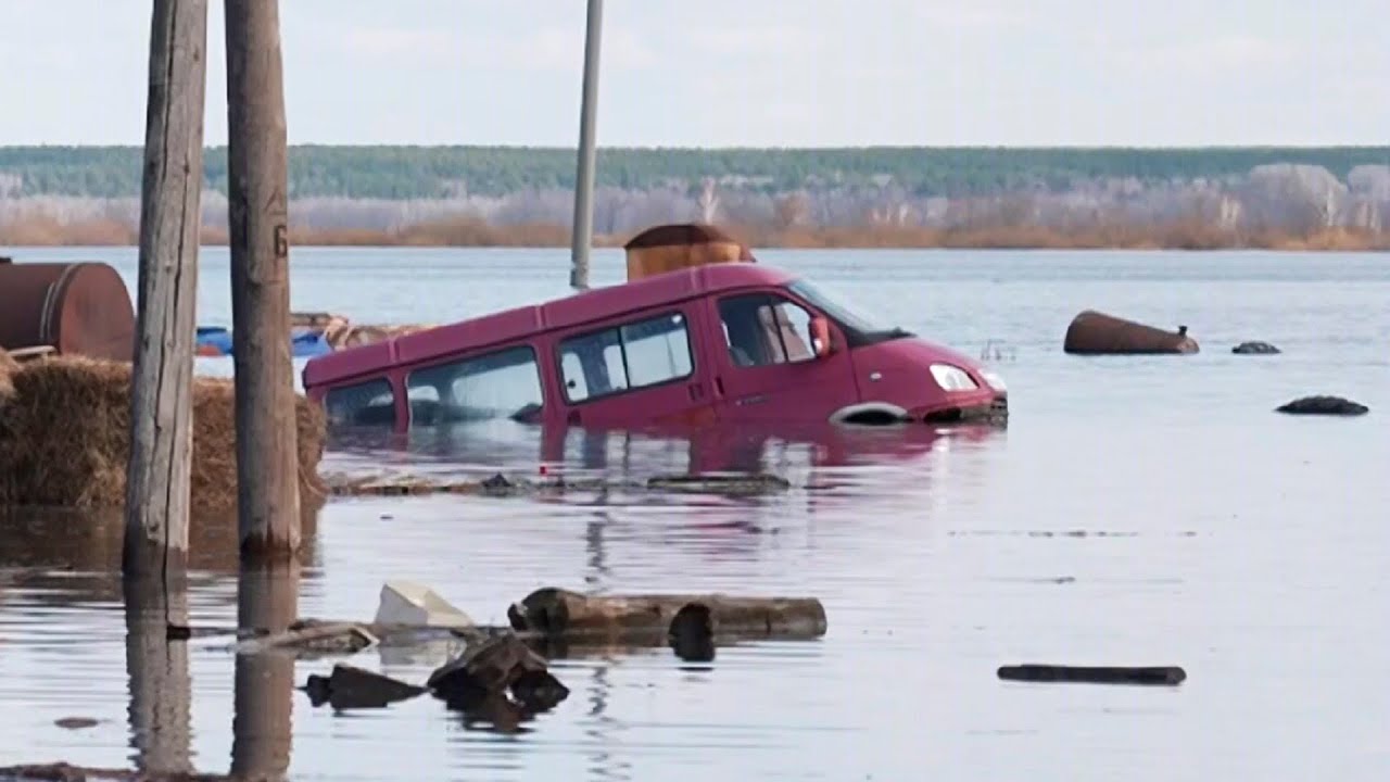 Целые села ушли под воду. Вода продолжает прибывать в Курганскую область