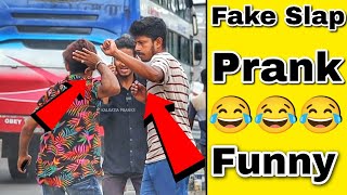 Fake Slap Prank- Funny Reactions on Strangers | KALKATIA PRANKS