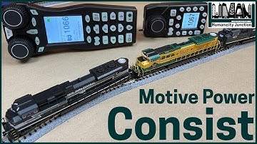 75 | How To Consist Locomotives with Digitrax UT6D and DT602D Throttles