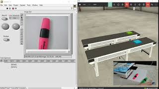 Color Detection with Labview-TIA Portal-Factory IO