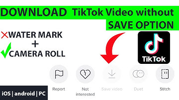How to Save ANY Tiktok Video to Camera Roll (Easy and No App)