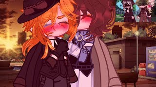 meme:Мальчики друг другу дарят мятный поцелуй (КуниЗай, Чуаку, Соукоку)