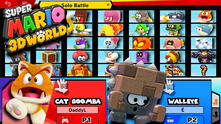 What If Every Fighter Was A Different Mario 3D World Character in Smash Ultimate?! Who Would Win?!