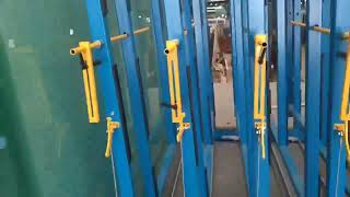 ZHENGKE #glassmachine Introduction to Glass Storage System #glass #Glass racking system