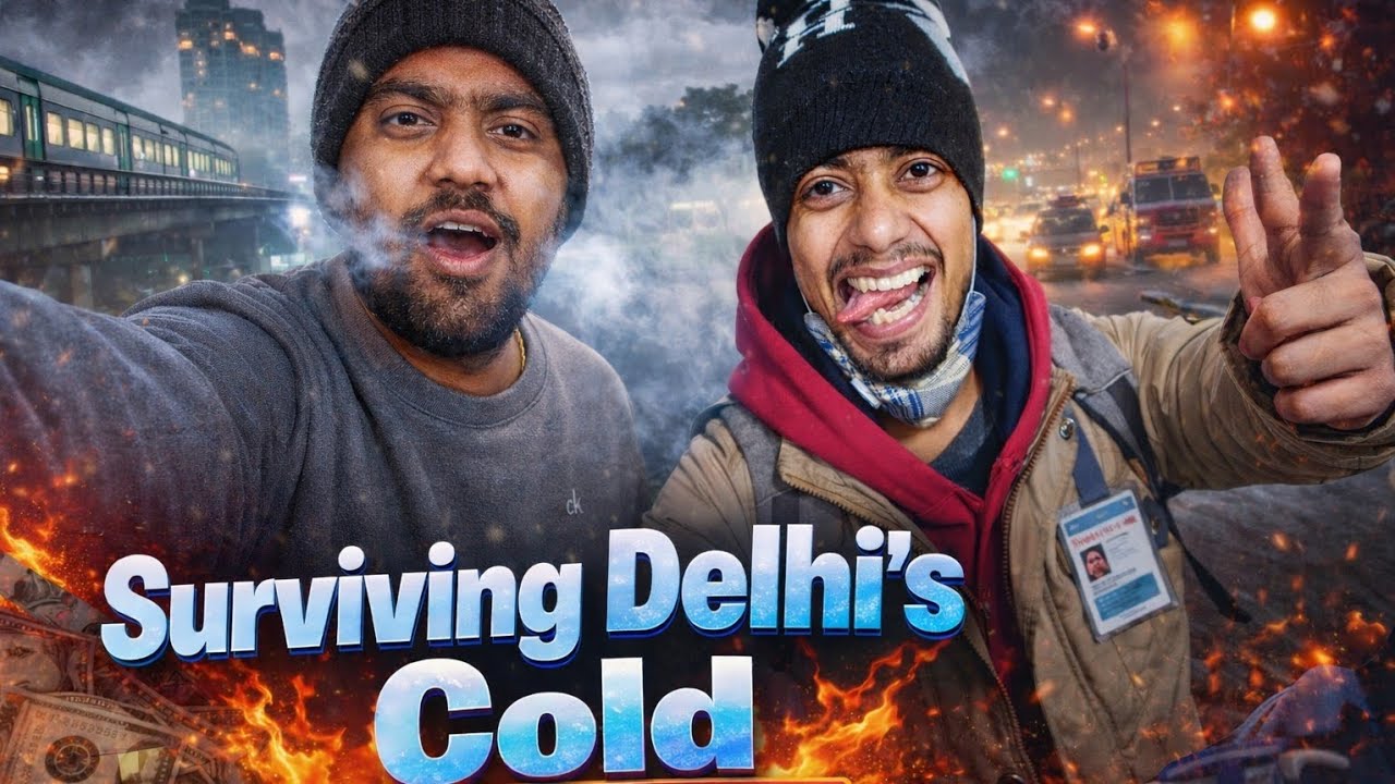 🥶Snow storm weather forecast   funny full masti vlogs 