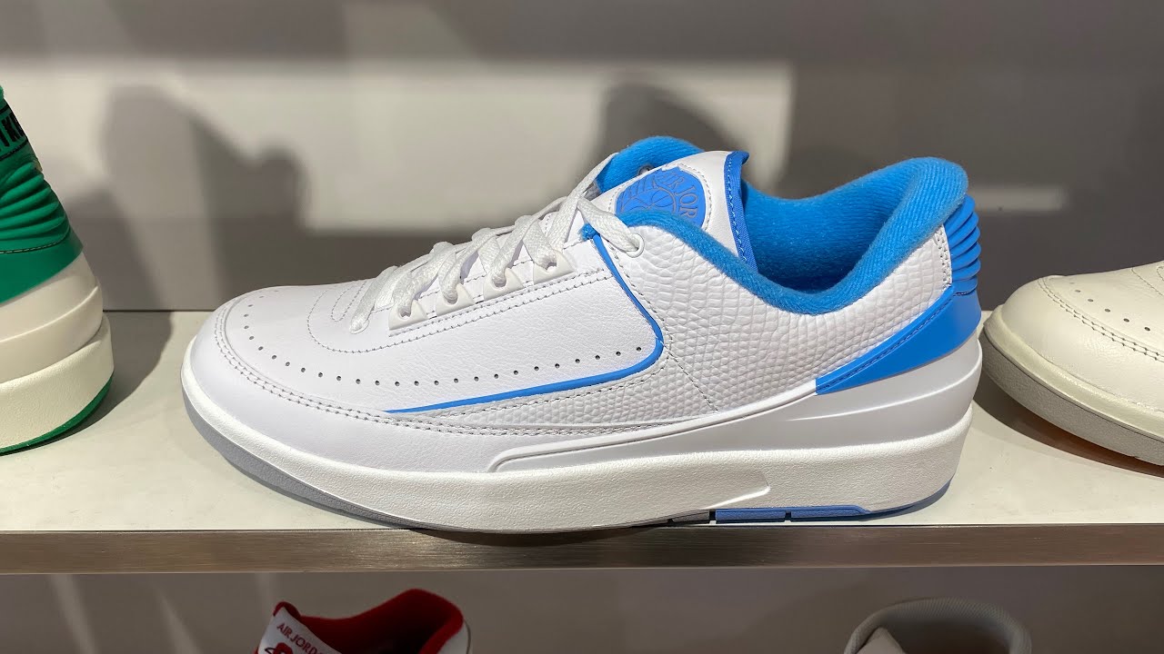 Air Jordan 2 Low “UNC” (White/University Blue) - Style Code: DV9956-104