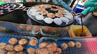 ขนมครก มะพร้าวอ่อน / street food thailand.