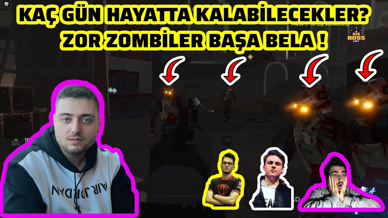 CYBERRULZ Mekiple Roblox ZOMBİLERE KARŞI BASE SAVUNMA Oynuyor !!