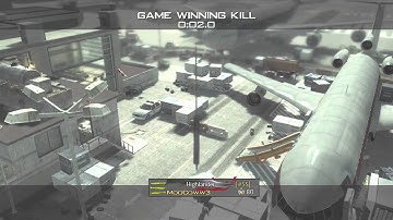 MW3 AoN Across The Map Bankshot Final Killcam on Terminal! #SS