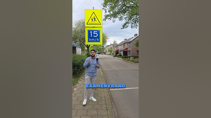 Mag je hier 30 km/u rijden?!🤔