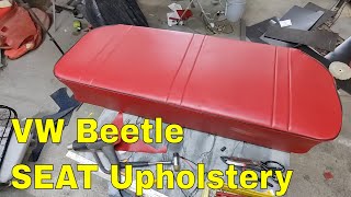 1954 VW oval window beetle Seat Upholstery DIY part 1