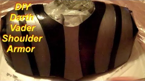 Darth Vader Costume Tutorial Part 3: Shoulder Armor