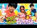 10 Worst Things In Summer - Funny Comedy Skits : Summer Fun // GEM Sisters