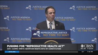 Cuomo Pushing To Add Abortion Rights To NY Constitution