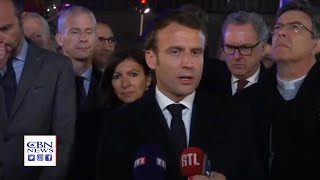 MUST SEE: Notre Dame Cathedral Devastated, but Despite the Inferno, Prayers Rise and the Cross Remai