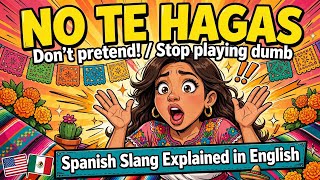 NO TE HAGAS! - What Mexicans REALLY Mean Will SHOCK You