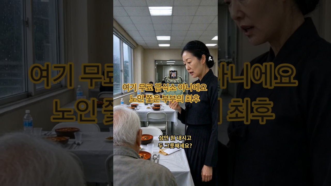 부의금 3만 원 냈다고 노인 내쫓은 상주 부부