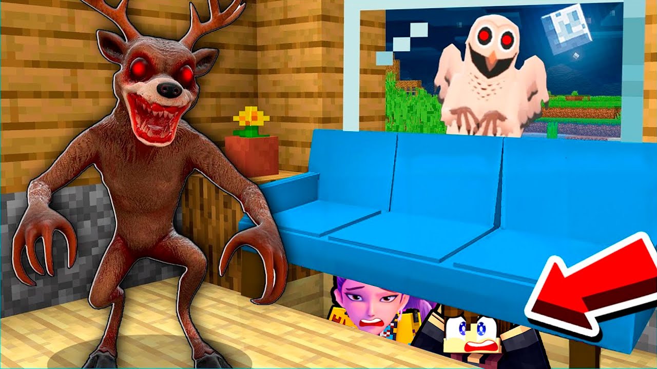 Le MONSTRE 99 NUITS nous CHERCHE sur Minecraft !