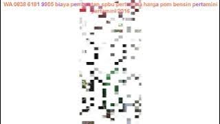 WA 0838 6181 9905 biaya pembuatan spbu pertamina harga pom bensin pertamini pertamini 2016