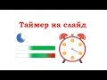 Как сделать таймер на слайд  PowerPoint