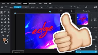 Pixlr E logo tutorial