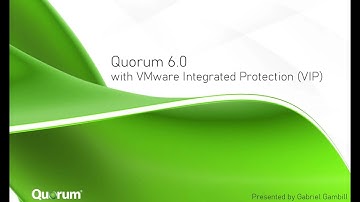 Quorum VMware Backup & Recovery Demo