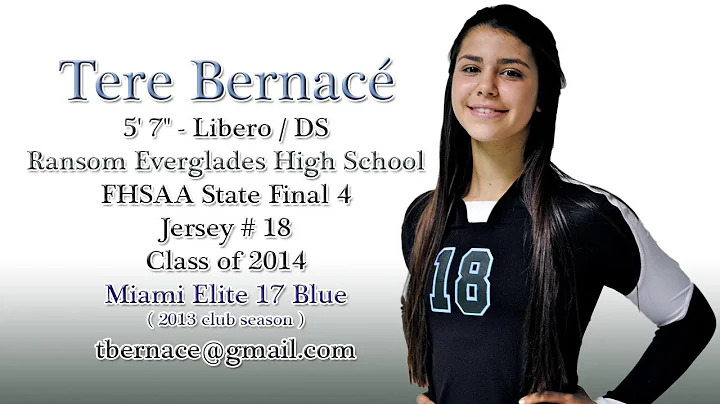 Tere Bernace - 2012 High School Volleyball Highlig...
