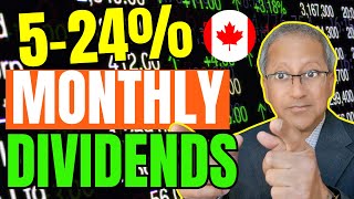 High Yield Canadian Stocks & ETFs With Monthly Dividends! David Das | Think And Retire