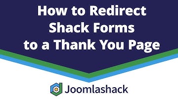 How to Redirect Shack Forms to a Thank You Page