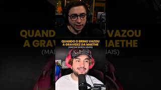 E quando o BRINO "VAZOU" a gravidez da Maethe kkkkkk #alanzoka #shorts