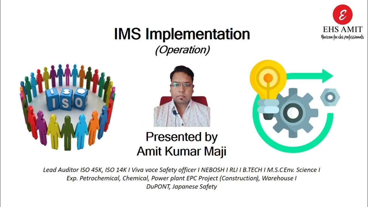 Ims implementation i operation in hindi i iso 45k 14k clause 08 youtube