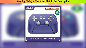 New Arrival 8BitDo - Pro 3 Bluetooth Controller for Nintendo Switch 1/2,PC,Windows, Apple, SteamOS,