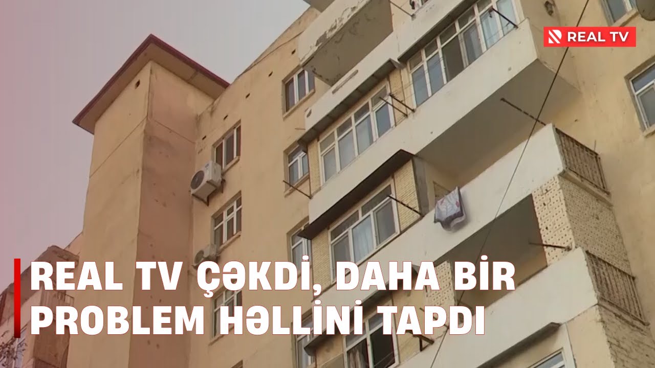 REAL TV çəkdi, daha bir problem həllini tapdı / Hövsanda bir ay idi işləməyən lift təmir olundu