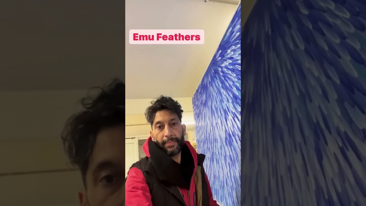 Australian Contemporary Aboriginal art. Picture framing.