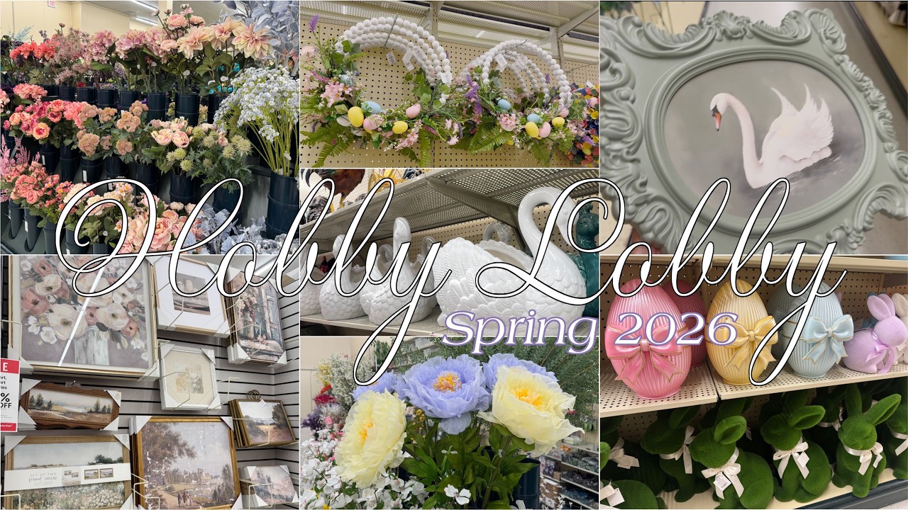 Новинка 2026 года от Hobby Lobby | Товары для дома к Пасхе и весне и многое другое