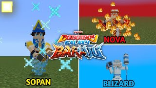 SHOWCASE!  ADDON BOBOIBOY GALAXY ARC BARAJU❄️🔥IN MINECRAFT PE!!! screenshot 1