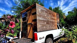 DIY Homemade Truck Camper Using Reclaimed Lumber | Off-roading in Florida