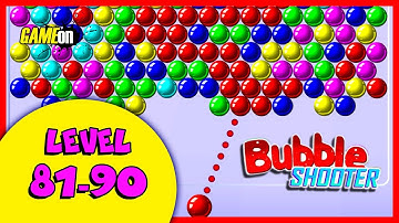 Bubble shooter Gameplay | Levels 81-90