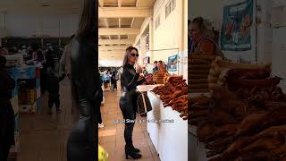 Typical Slavic Girl At The Market